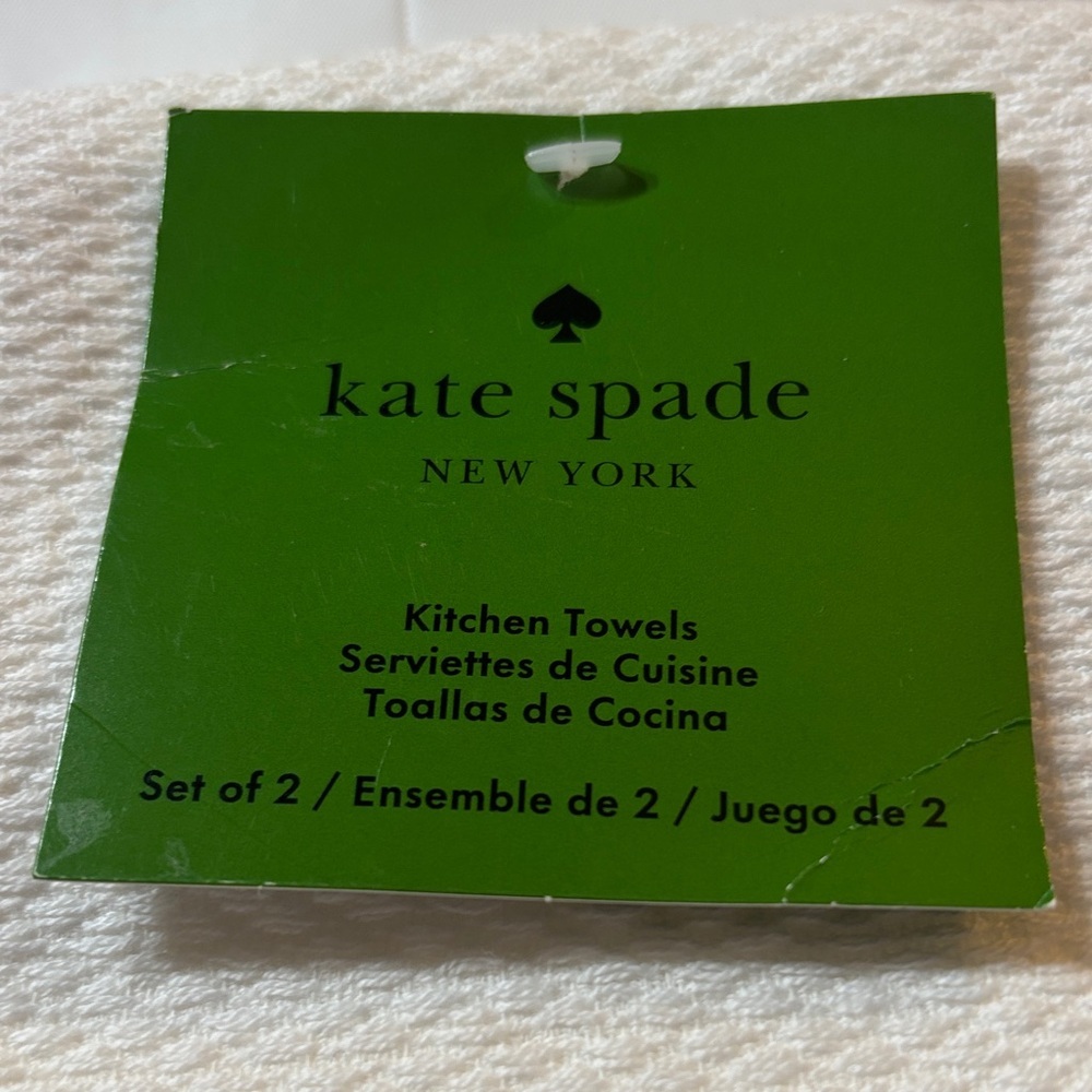 Kate Spade Kitchen Towels Set (2 towels) - Picture 2 of 3